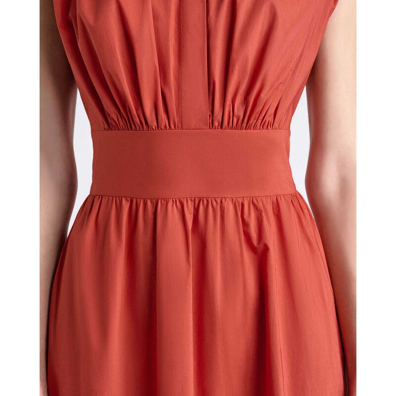 Cue Terracotta Soft Finish Cotton Shirt Dress image number 2